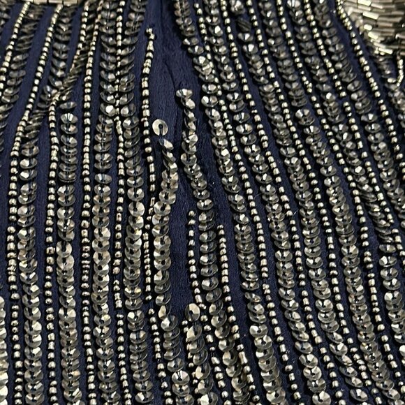 Adrianna Papell Sequin Dress with Tie Back - Size US 4 / EU 36, New with Tags - Picture 8 of 9